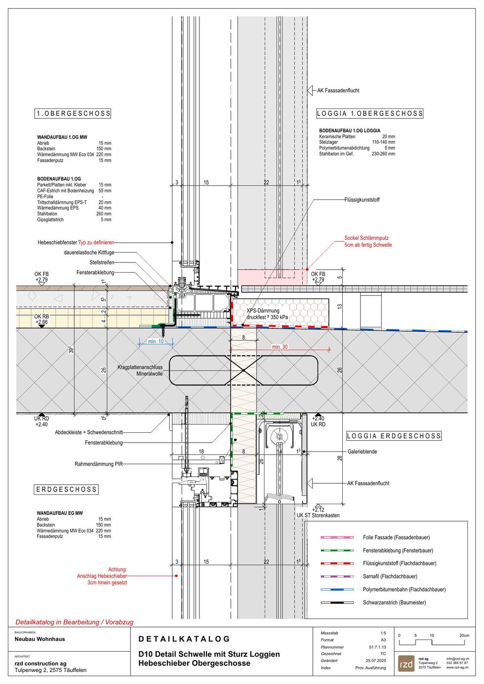 Detail Fensteranschluss