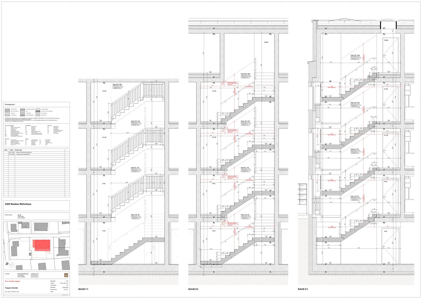 Detail Treppe Schnitt